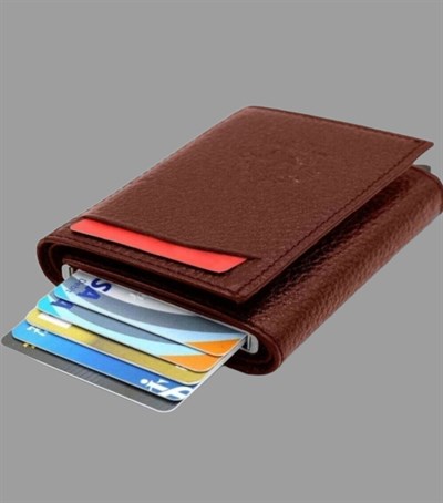 Mekanizmalı kartlık cüzdan 